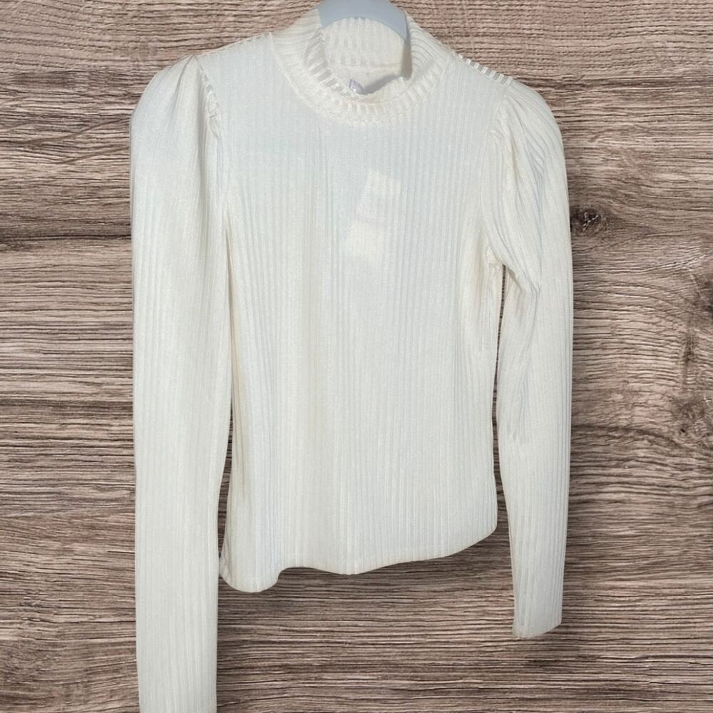Band of the Free Silky Ribbed Top XS NWT